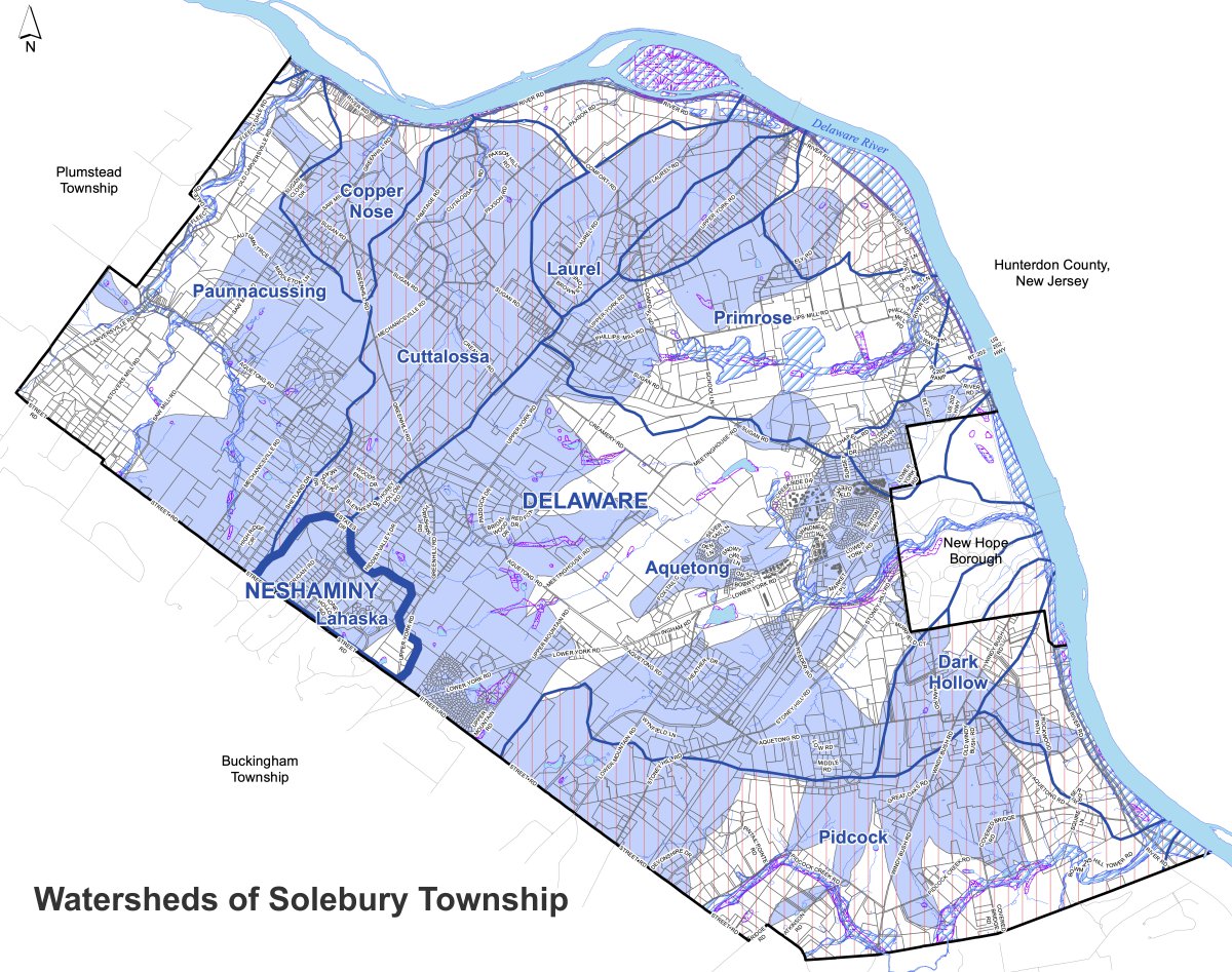 Solebury Township Watersheds