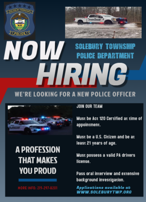 Police Department Hiring Poster