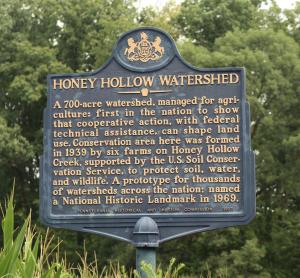 Honey Hollow Historic Marker